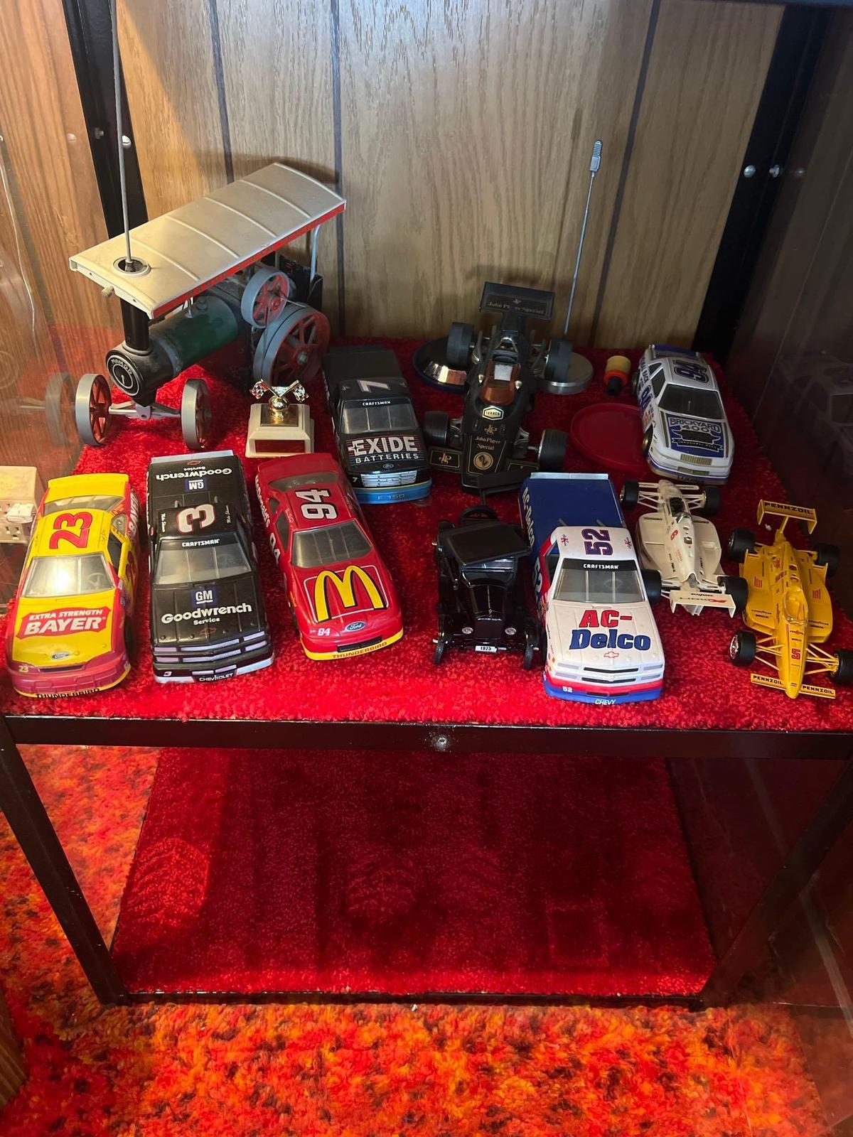 11 collectors cars NASCAR lot