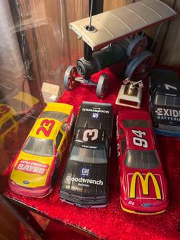 11 collectors cars NASCAR lot