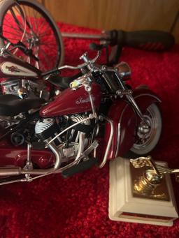 8 collector motorcycles Harley Davidson lot