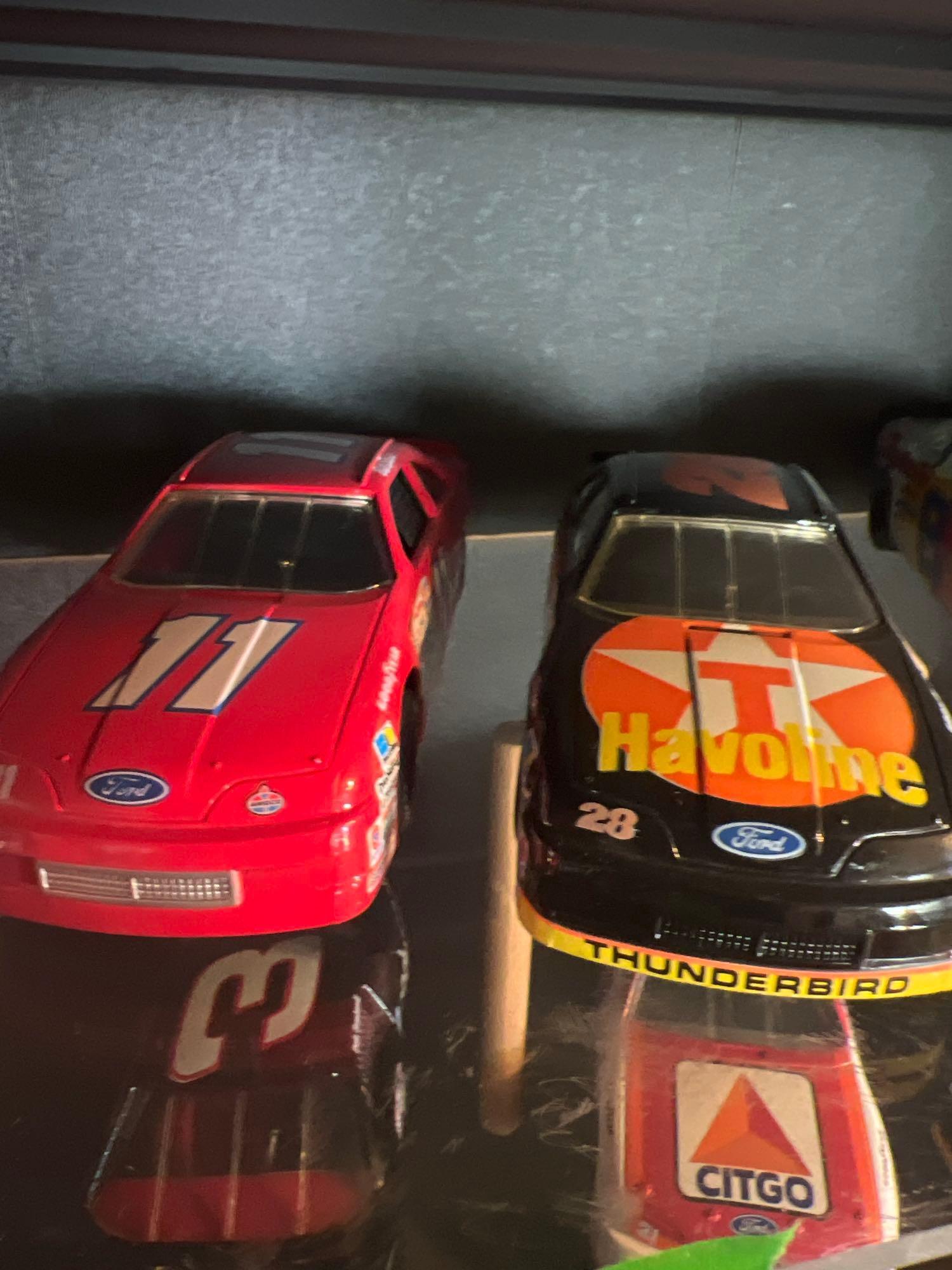 12 collector NASCAR cars