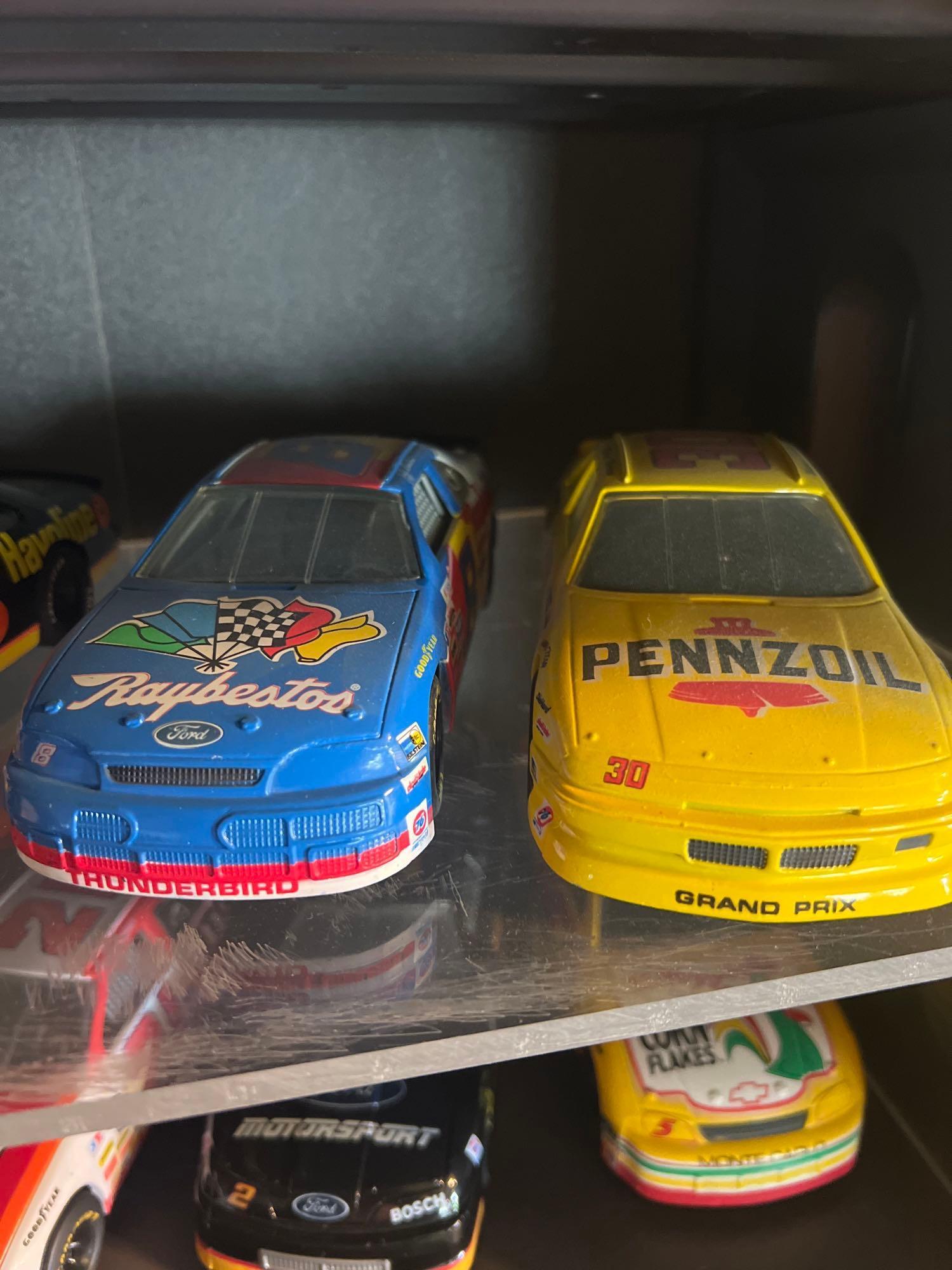 12 collector NASCAR cars