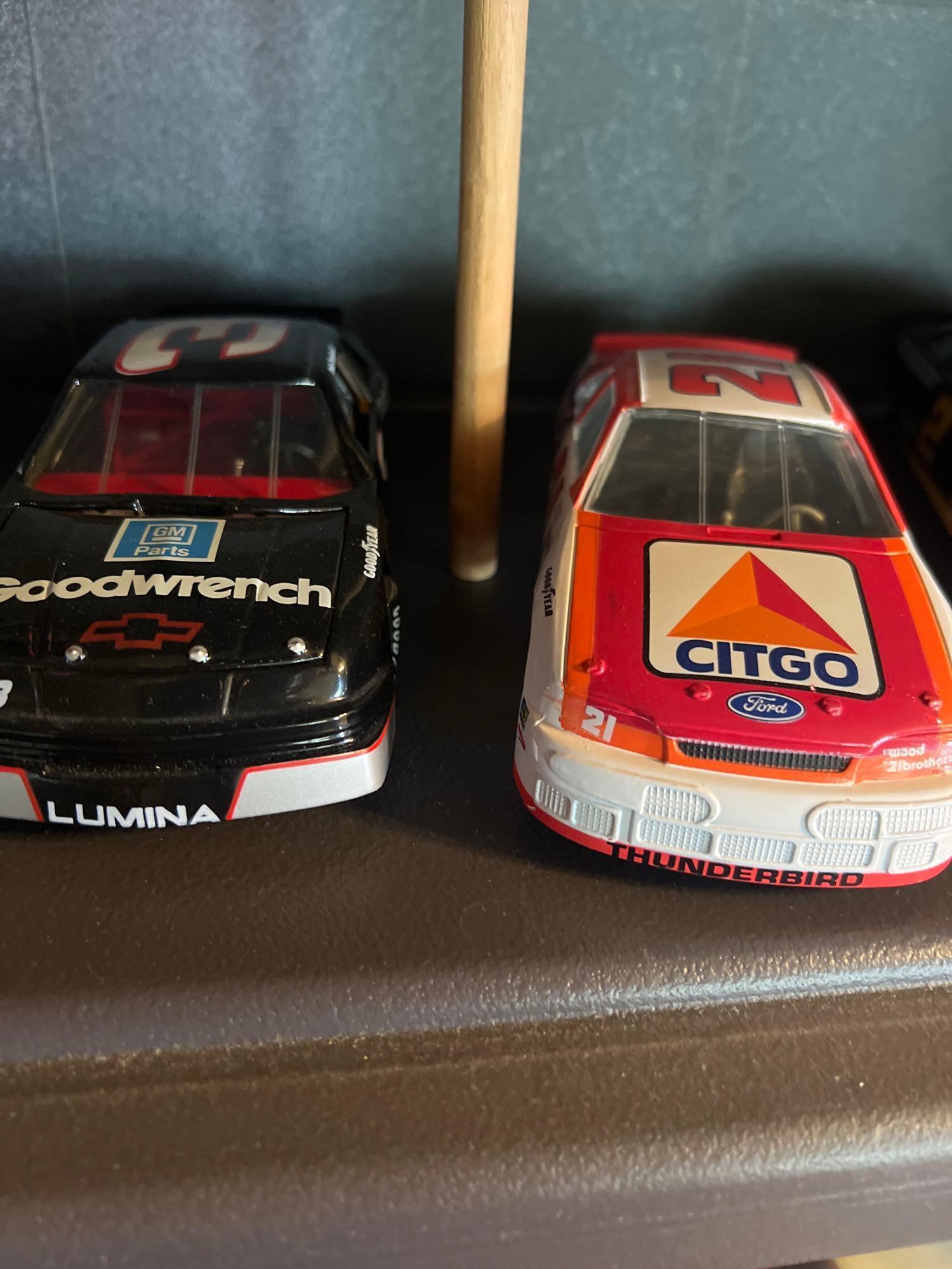 12 collector NASCAR cars