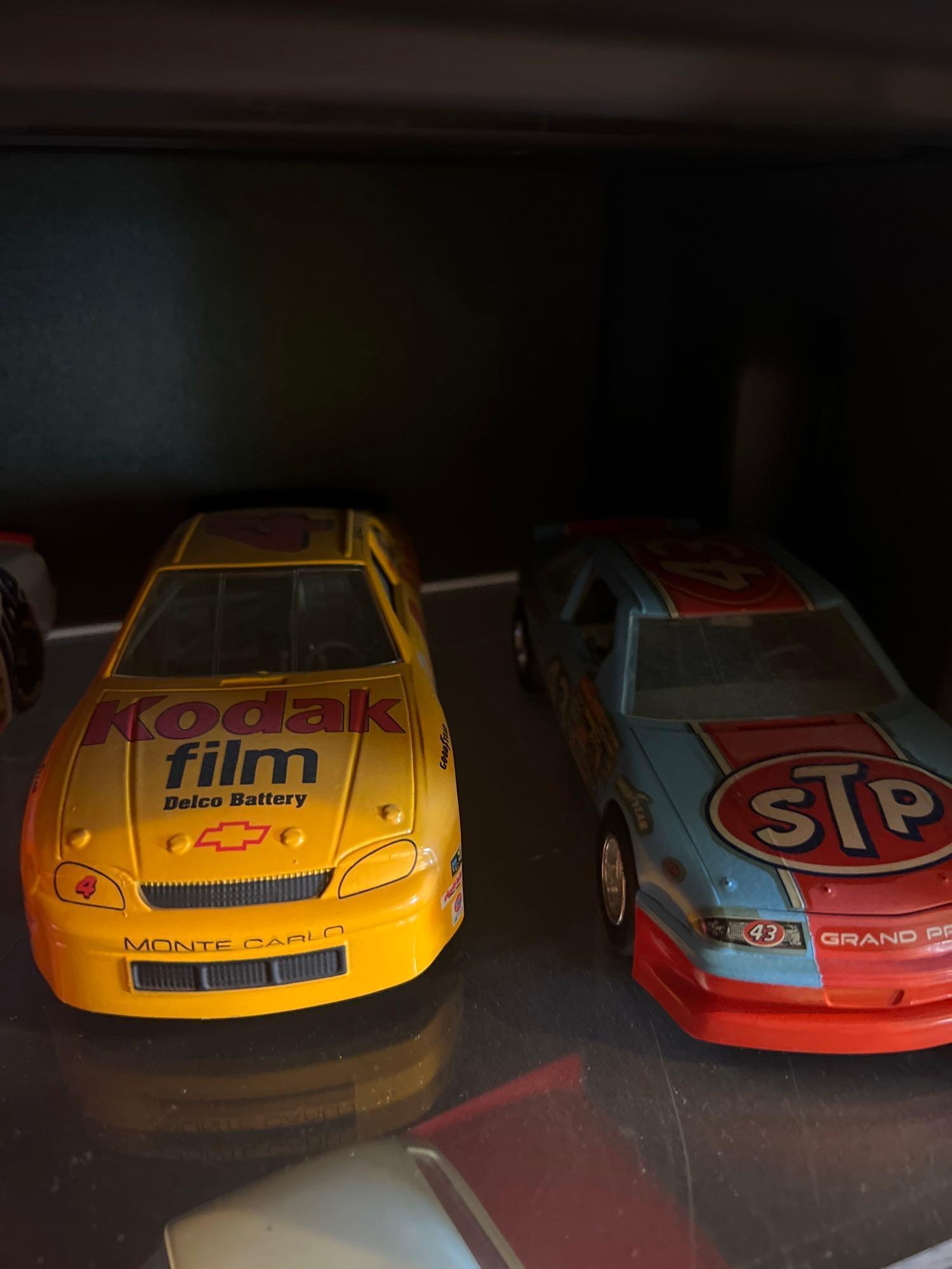 8 collectors cars lot mostly NASCAR