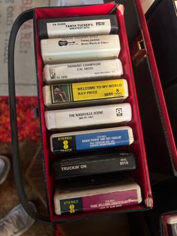 8 Tracks and VHS tapes lot