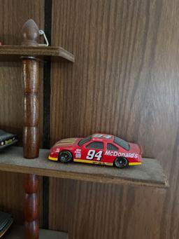 3 in NASCAR with display hanger