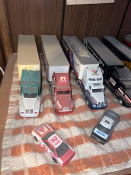 Lot of collectible, semi trucks and miscellaneous