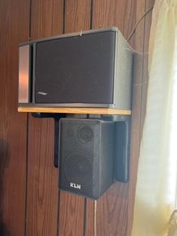 4 speakers Bose and KLH in kitchen
