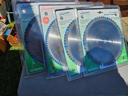 4 10 inch saw blades.