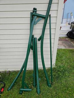 Yard swing frame.