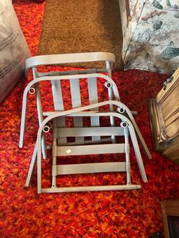 Patio stools with cushions