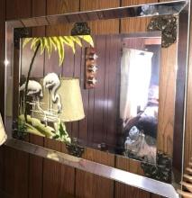Vintage hanging mirror