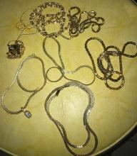 7- costume jewelry necklaces