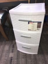 Sterilite weave style 3- drawer container