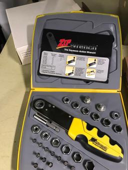 Zip wrench the squeeze action wrench brand new