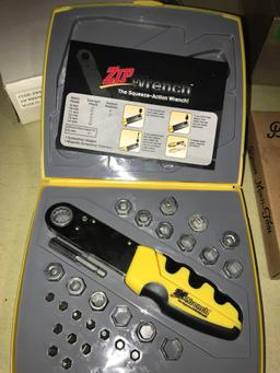 Zip wrench the squeeze action wrench brand new