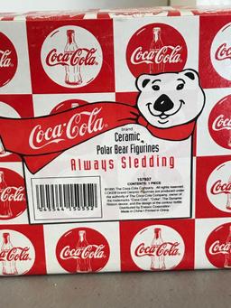 Coca-Cola Enesco bear figurine with box