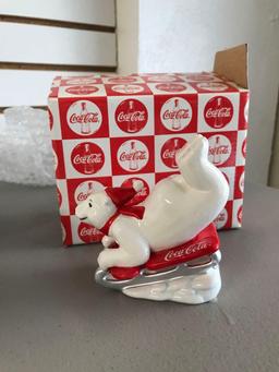 Coca-Cola Enesco bear figurine with box
