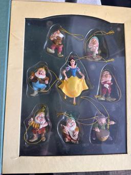 Snow White Christmas Collection Ornaments in box