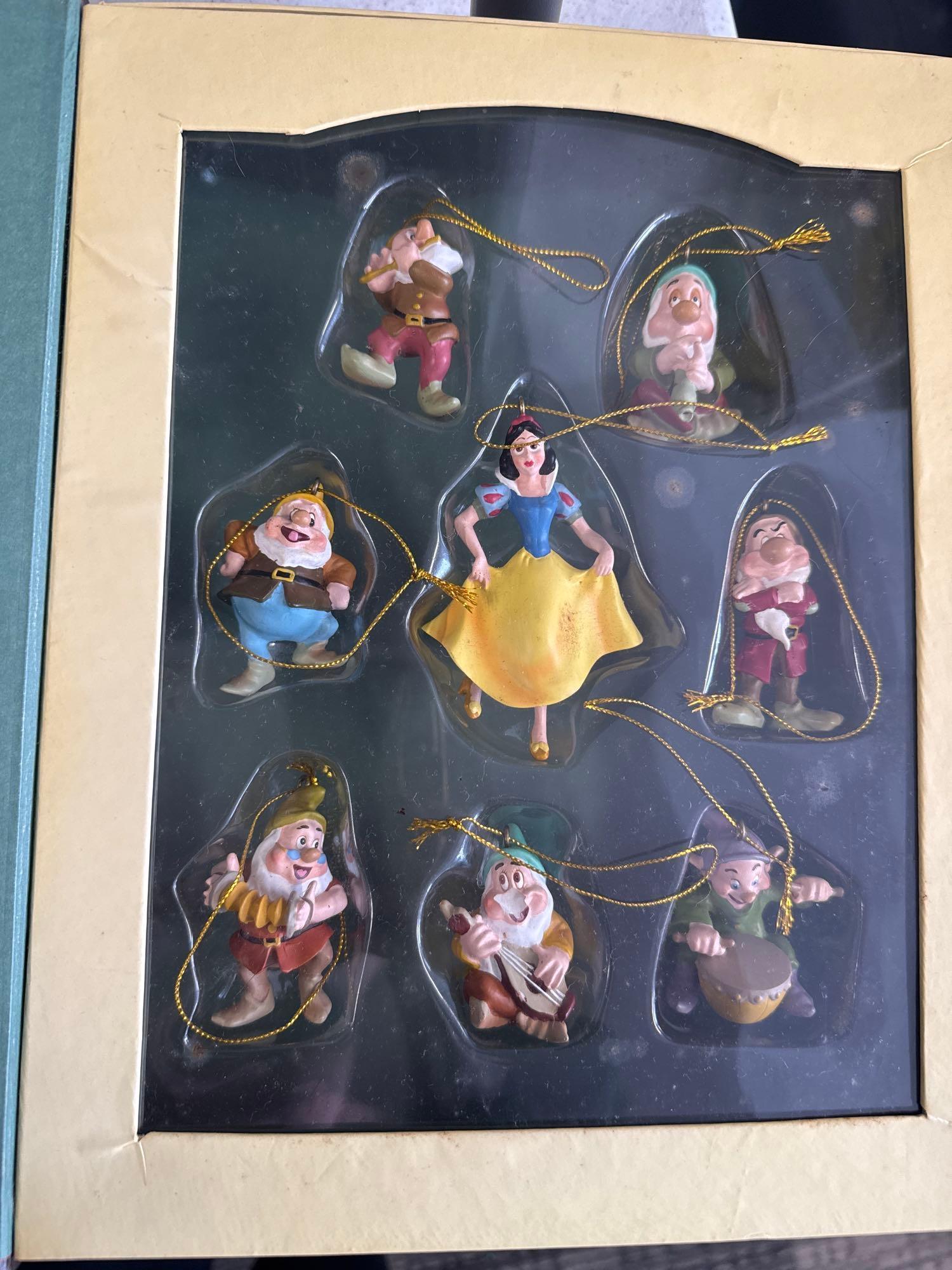 Snow White Christmas Collection Ornaments in box