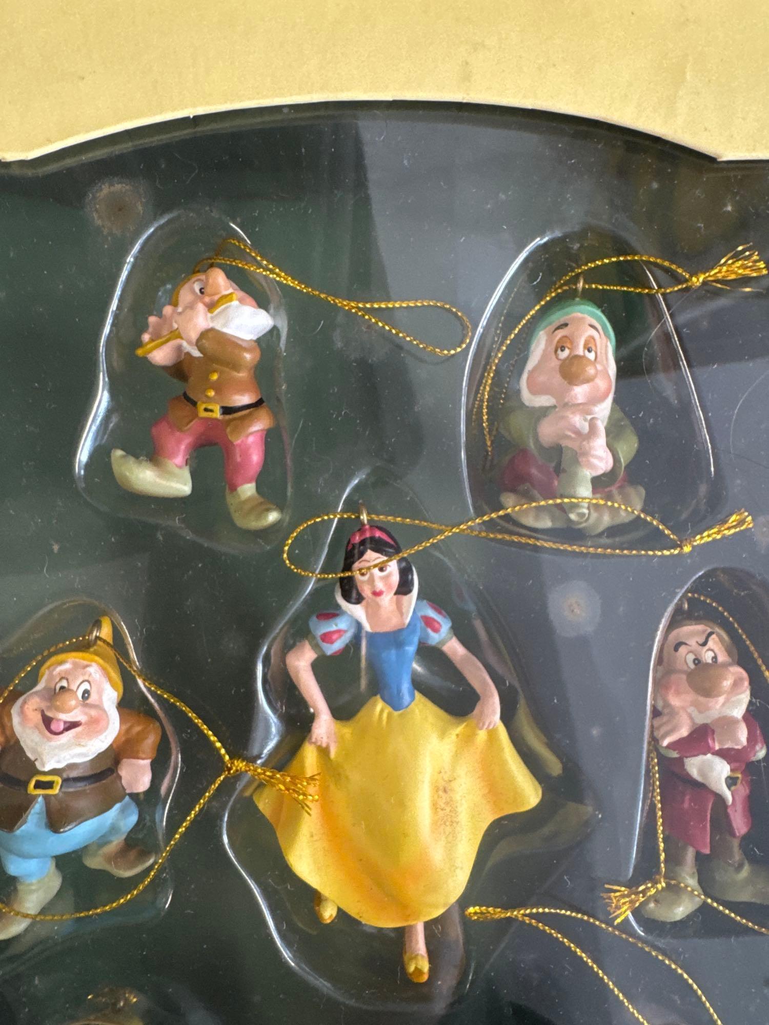Snow White Christmas Collection Ornaments in box