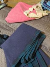 2- wool blankets