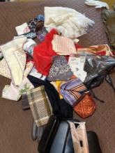 vintage hankies/eye glasses/gloves