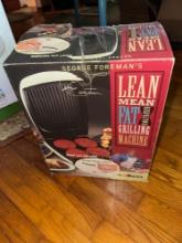 George Foreman lean mean fat grilling machine