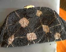 vintage beaded purse made in Belgium