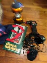 12 volt drill/glue/staple gun/lantern