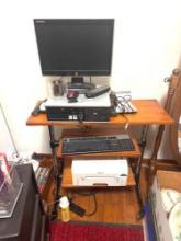 Computer and desk