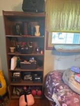 Book Shelf with contents