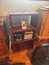 Shelf with contents