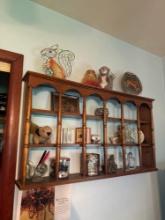 Wall Shelf with Knick Knacks