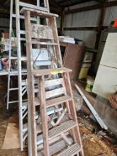 3 and 5 foot wood ladders