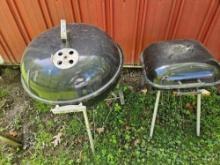 2 charcoal grills