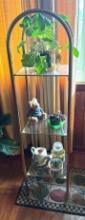 Plant Shelf with contents