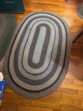 2- Farmhouse Braided Area Rugs