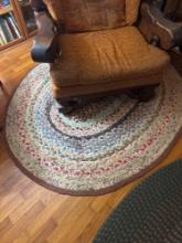 53x58 in Braided Rug
