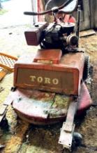 vintage Toro, three wheel rider