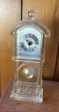 10 in Crystal Legends Glass Clock