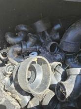 Barrel of pvc fittings
