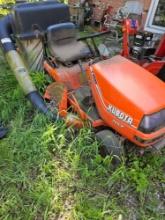 Kubota hstT1400 lawn mower with collection attachment