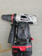 Task force 9.6 volt drill with battery