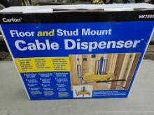 Floor and stud mount cable dispenser