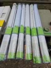 Six Indoor outdoor roll up shades times