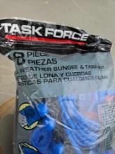 Task force eighteen ps bungee and tarp kit