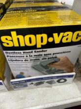 4- shop vac dustless hand sanders new