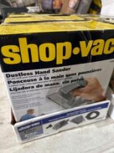 4- shop vac dustless hand sanders new
