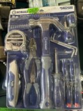 Kobalt 34 pc all purpose home tool set new