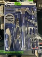 Kobalt 34 pc all purpose home tool set new